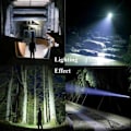 Pikkukuva 3 / 5: Super Bright 10000000LM Torch Led Ficklampa USB Uppladdningsbar