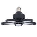Miniatyrbild 2 av 5: LED-garagelampa Vikbar garagetaklampa E27 20W 1500LM 5 blad Lagerverkstadslampa 85‑265V