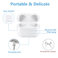 Pikkukuva 4 / 5: Langaton kotelo AirPodsien 3. sukupolvelle, nopea lataus ja Bluetooth-pariliitospainike (valkoinen)