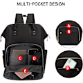 Pikkukuva 4 / 5: Damer Laptop-reppu black