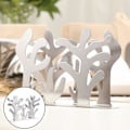 Miniatyrbilde 4 av 5: 1 stk (Sølv) Serviettholder i rustfritt stål Silver Plant Form