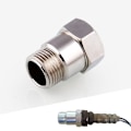 Miniatyrbild 2 av 5: O2 Syresensor Teströr Förlängning Extender Adapter Distans M18 X 1.5 (1) Plugg