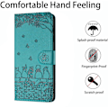 Miniatyrbillede 5 af 5: Pungetui til Samsung Galaxy A55 5G, Premium PU Læder Magnetisk Flip Beskyttende Etui med Kortplads Stativfunktion