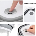 Miniatyrbillede 4 af 5: Foldbar multifunktionel campingvask, plastsilikon vask