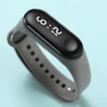 Miniatyrbilde 1 av 4: Herr Dam LED Digital Screen Watch Armbandsur Grey