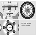 Miniatyrbilde 2 av 5: 4 stk. ABS hjulkapsler til Suzuki Swift SX4 S-Cross Ignis Vitara S