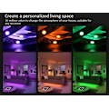 Miniatyrbillede 4 af 10: 10M - 20-Key Musik LED-Strips - APP-styring - Musikstyringsboks MultiColo multicolor 10m 20-key music led strip 18LED/m