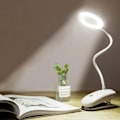 Pikkukuva 1 / 6: LED-pöytävalaisin kosketuskytkimellä, silmien suojaus, kiinnitettävä pöytävalaisin Three-block white ligh
