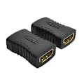 Miniatyrbillede 1 af 5: HDMI-hun til HDMI-hun adapter HDMI forlængerkabel hun