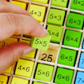 Miniatyrbilde 2 av 5: Tre Multiplikasjonstabell (18*18*1.5cm), Matematiske Multiplikasjonsøvelser