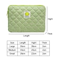 Miniatyrbild 4 av 5: Laptop Sleeve Case Väska Liner Bag 13INCHGRÖN RUTOR GRÖN RUTOR 13inchGreen Plaid