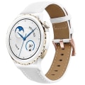Miniatyrbilde 3 av 4: Klokkerem for Garmin Venu/sq/sq 2/2 Plus, 20 mm ekte skinnrem med rosegullspenne White
