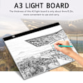 Miniatyrbild 5 av 8: INF LED Ljusbord A3