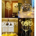 Miniatyrbillede 3 af 5: LED-balloner 10-pak, lysende balloner 20 tommer klar helium Bob