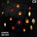 Pikkukuva 2 / 5: Halloween-kynttilät ulko- ja sisätiloihin, kurpitsan Halloween-kynttilänauha