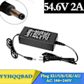 Miniatyrbillede 1 af 5: 54.6v 2a oplader til 48v li-ion batteri oplader DC-stik/stik til 48v 13S litiumbatteri Ebike [kk] AU