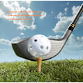 Miniatyrbillede 4 af 5: 12-pak golftræningsbolde, hule træningsbolde med luftgennemstrømning, 42 mm plastikgolfbolde, til svingtræning, driving range, hjemmebrug-FA1-