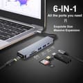 Pikkukuva 3 / 5: USB C HUB, Multiport USB C -sovitin MacBook Pro & Air -lisävarusteille-FA-