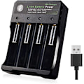 Miniatyrbillede 1 af 5: Batterilader 18650 Litium-ion Batterilader Genopladelig