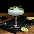 Miniatyrbilde 4 av 4: Margarita-glass, håndblåst cocktailglass for hjemmet og vertskapsfester