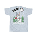 Pikkukuva 1 / 5: Looney Tunes Herra Bugs Bunny Joulu Fair Isle T-paita M Urheilunharmaa Sports Grey M