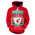 Fodboldklub sweatshirt lang, hættetrøje med stort grafisk tryk 2122 2122 2122-FA- 2122 S