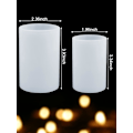 Miniatyrbillede 2 af 5: 2 stk. forme til cylindriske lys