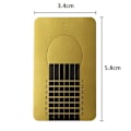 Miniatyrbillede 4 af 4: 500 stk Negleforme - Nail Forms gold