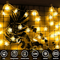 Pikkukuva 5 / 5: Keijuvalot, 6M 40LED Joulu Lumikide Valot USB ja Lepakko