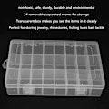 Miniatyrbilde 7 av 8: Plastbeholder for fiskesluk, fiskelokkemat, agn, oppbevaring, boks, veske-FA3-