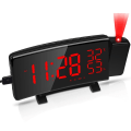 Miniatyrbild 1 av 5: Väckarklocka, Digital Projektionsklocka med USB-laddning