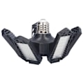 Miniatyrbilde 1 av 5: LED-garasjelampe Vikbar garasjelampe E27 20W 1500LM 5 blad Lagerverkstadslampe 85‑265V
