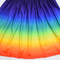 Pikkukuva 6 / 10: Flickor Långärmade Klänningar Barn Bomull Regnbåge Twirl Kläder 140cm