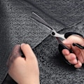 Miniatyrbillede 4 af 5: Husdyrsresistent Vindue Skærm, Usynligt Glasfiber Myggenet - Sort - 1,5 x 4 Meter - Denuotop