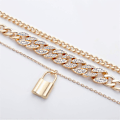 Miniatyrbilde 4 av 4: Rhinestone Curb Cuban Link Chain Choker for Women Unisex Cool