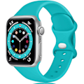 Miniatyrbillede 1 af 5: Silikone Rem til Apple Watch 42 45mm