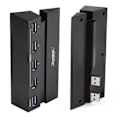 Pikkukuva 1 / 5: Nopea 5-porttinen USB-keskitin 2.0 & 3.0 -laajennuskeskittimen ohjainsovitin PS4-pelikonsolille