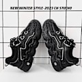Miniatyrbillede 2 af 4: Herrsneakers Andas løbesko Mode Sportsko 3Azl119 Sort Black 42
