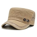 Miniatyrbillede 1 af 7: Sommer Camouflage Armhætte Mænd Camo Militær Cadet Combat Fiske Baseball Cap Beige