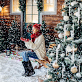 Miniatyrbilde 2 av 5: 24 stk. juleisboller julepynt akryl isboller julepynt gjennomsiktig hengende med krystall linje for vinduer krans juletre