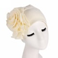Pikkukuva 2 / 2: Naisten hattu suuria kukkakuvioita, bandana-hattu, pipo Beige