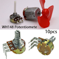 Miniatyrbilde 9 av 10: 10ST WH148 Potensiometer B100K B100K B100K B100K