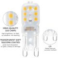Miniatyrbillede 4 af 7: 6x G9 LED-pære varm hvid 220V LED G9-pærer velegnet til