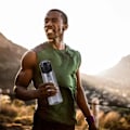 Miniatyrbillede 2 af 8: Tritan vandflaske Air Water Up Bottle Frostet 650 ml Air Startup Sæt Vandkop til campingsport -FA5- 1