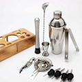 Miniatyrbillede 2 af 5: 750 ml rustfrit stål bar cocktailshaker sæt barudstyr værktøjer
