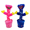 Miniatyrbilde 4 av 5: Poppy Playtime Huggy Wuggy Danser Pratar Cactus Dans Kid Toy Blue