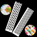 Miniatyrbilde 2 av 8: Ritningslinjal 5D Diamond painting Rostfritt stål prickar Square