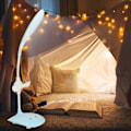 Miniatyrbillede 4 af 5: USB-genopladelig 5W LED-bordlampe med ventilator, 3-trins dæmpning KLB