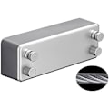 Miniatyrbilde 1 av 5: Sølv innfellbar klesnor for utendørs bruk - Heavy Duty, 2 x 4