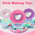 Miniatyrbilde 4 av 11: Sett for jenter Barn Kosmetisk Skjønnhet Sminkepung Case Toy Kit Pr pink onesize